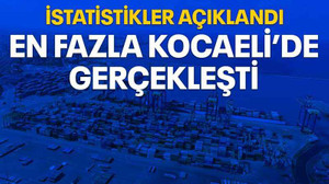 İstatistikler açıklandı en fazla Kocaeli’de gerçekleşti